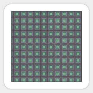 squares retro pattern Sticker